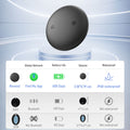 Smart Tag Bluetooth Luggage Tracker, IP68 Waterproof Air Tracker Works with Find My (iOS Only), Finder Locator for Keys, Luggage, Backpack, Wallet (4 Pack)