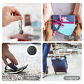 Smart Tag Bluetooth Luggage Tracker, IP68 Waterproof Air Tracker Works with Find My (iOS Only), Finder Locator for Keys, Luggage, Backpack, Wallet (4 Pack)