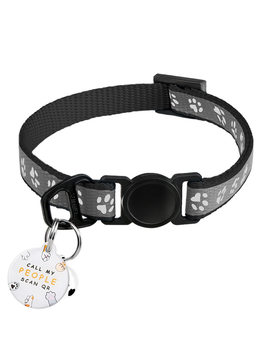 Breakaway Cat Collar with QR Code Tag