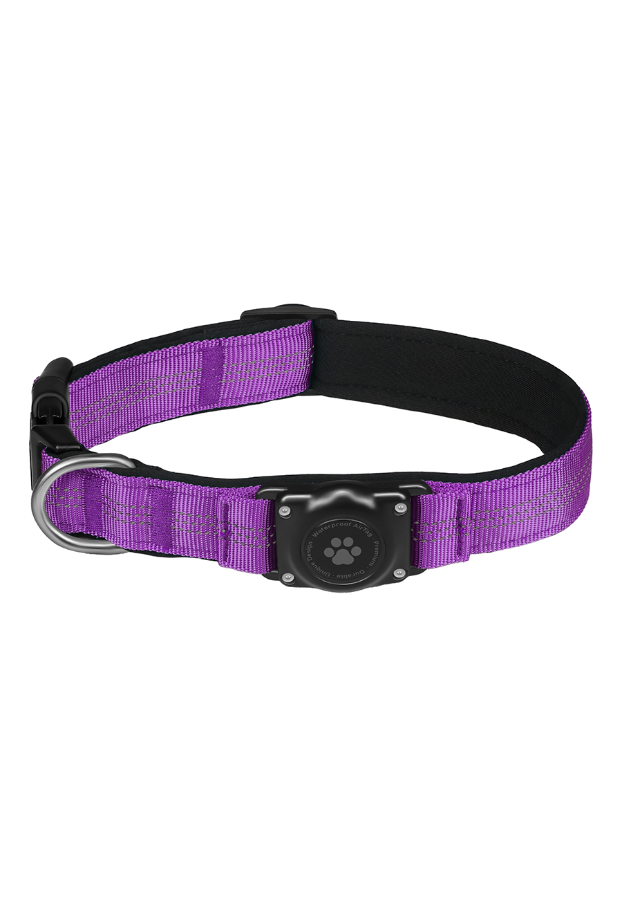 Waterproof Padded AirTag Dog Collar