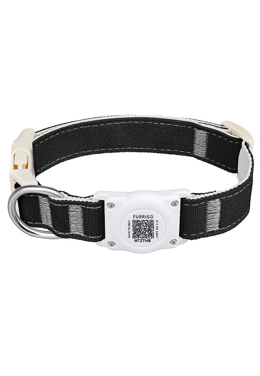 Airtag Dog Collar with QR Code Free Pet Online Profile