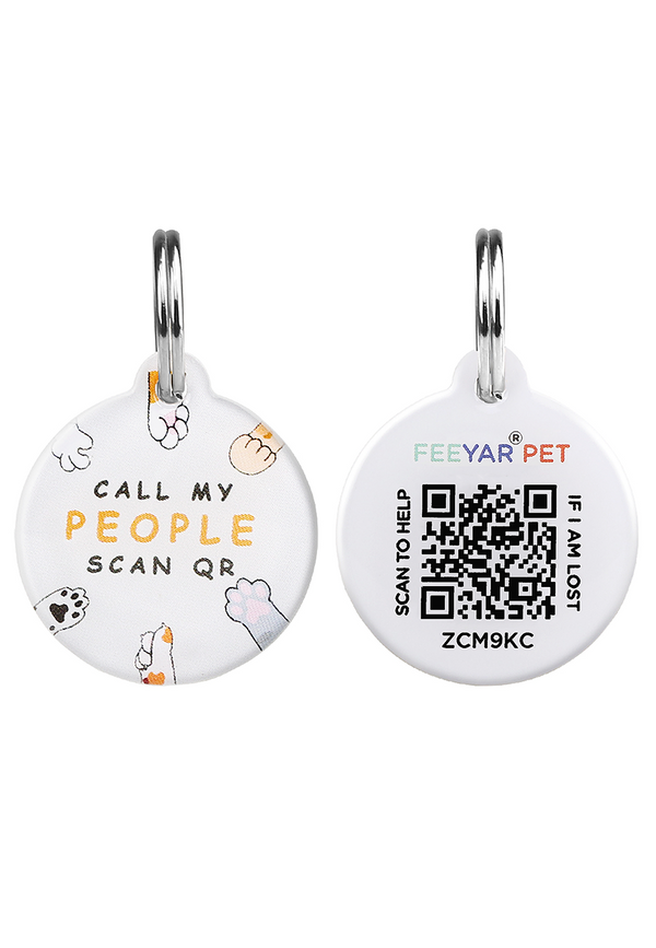 QR Code Pet Tags, No APP Required