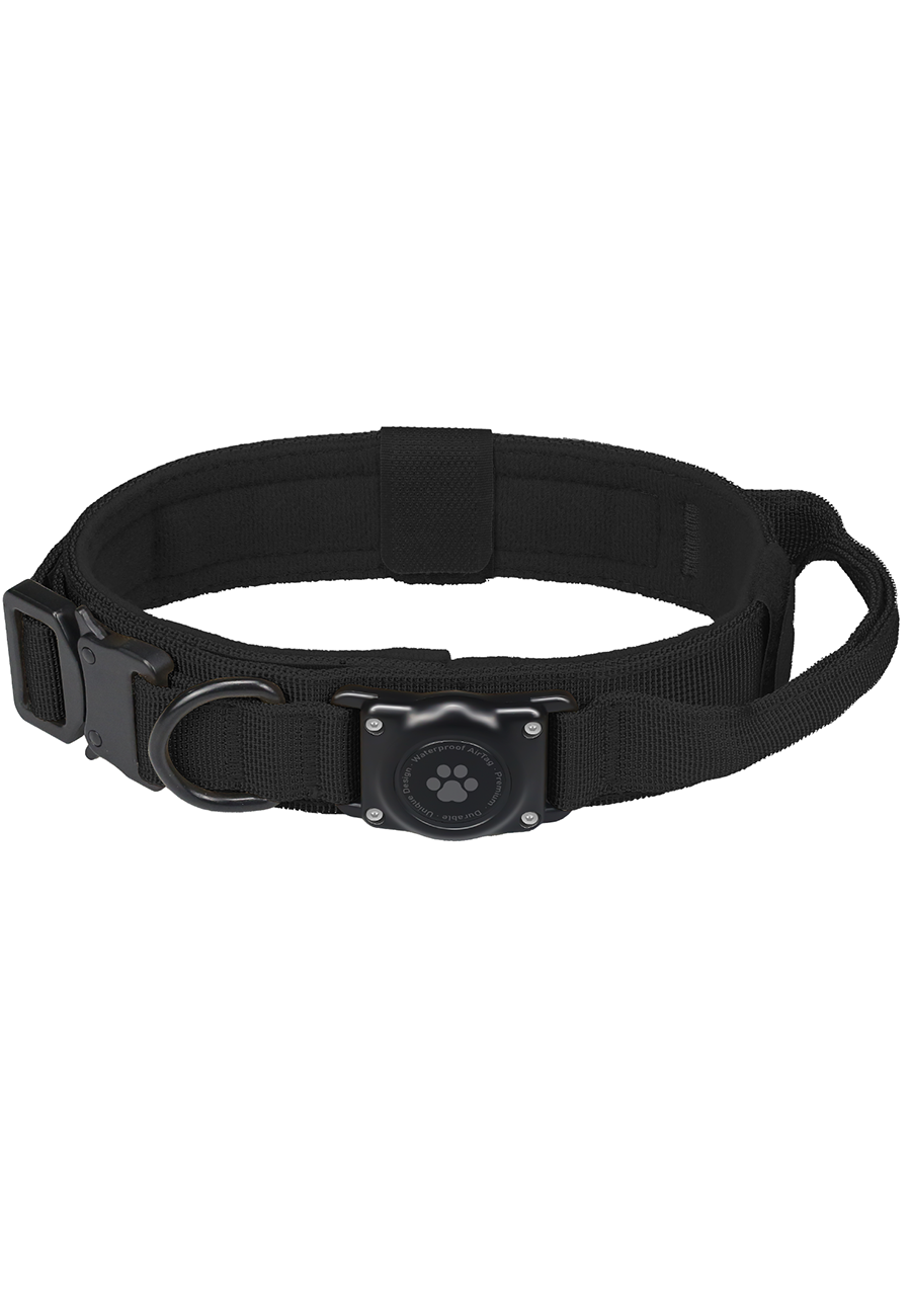 Tactical AirTag Dog Collar, 100% Waterproof