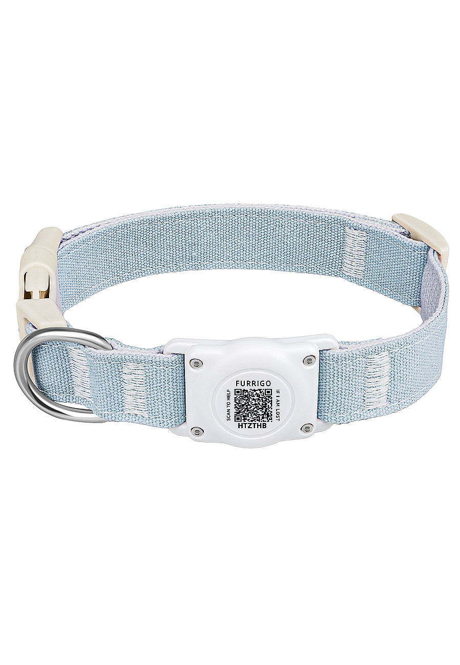 Airtag Dog Collar with QR Code Free Pet Online Profile