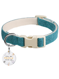 Dog Collar with QR Code ID Tag