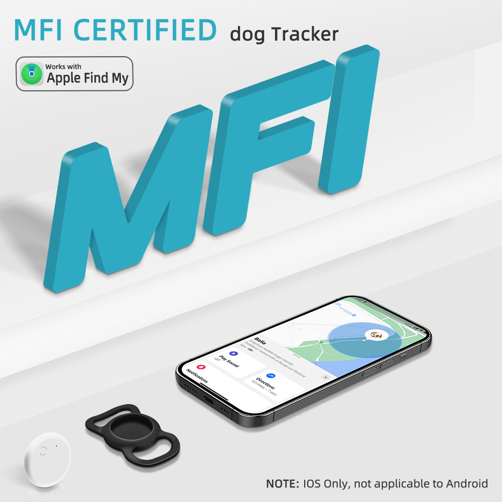 Bluetooth Tracker Collar for Dogs(iOS Only)