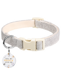 Dog Collar with QR Code ID Tag