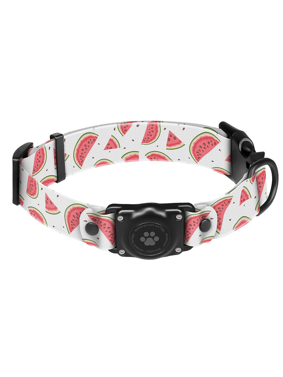 AirTag Dog Collar with Cute Pattern